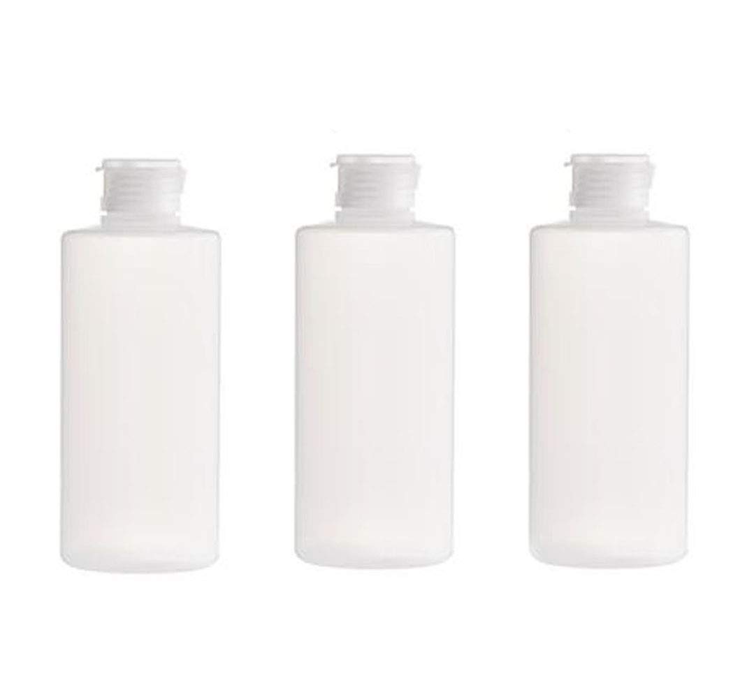 3PCS 200ML/6.8OZ Clear Plastic Refillable Squeeze Bottles with Flip Top Lids - Leakproof Travel Containers for Shampoo, Body Wash, Lotion & Cosmetics | Portable Toiletry Storage for Home, Gym & Travel