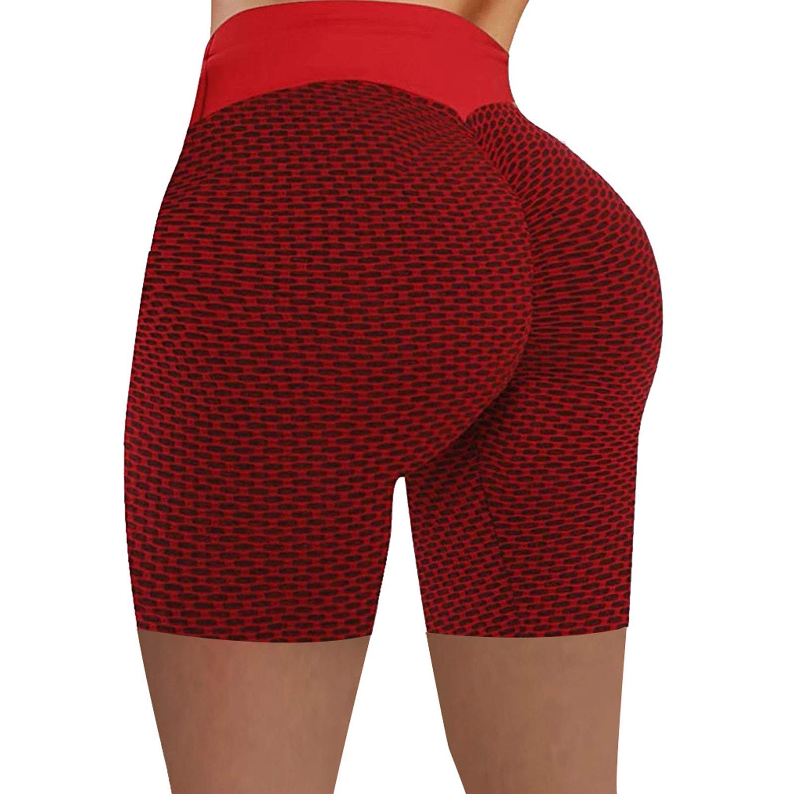 Trendy TikTok Butt Lift High Waist Yoga Shorts for Women - Workout Scrunch Lifting Leggings Tights - Perfect for Gym, Yoga & Everyday Wear