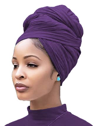 1-purple Headwrap