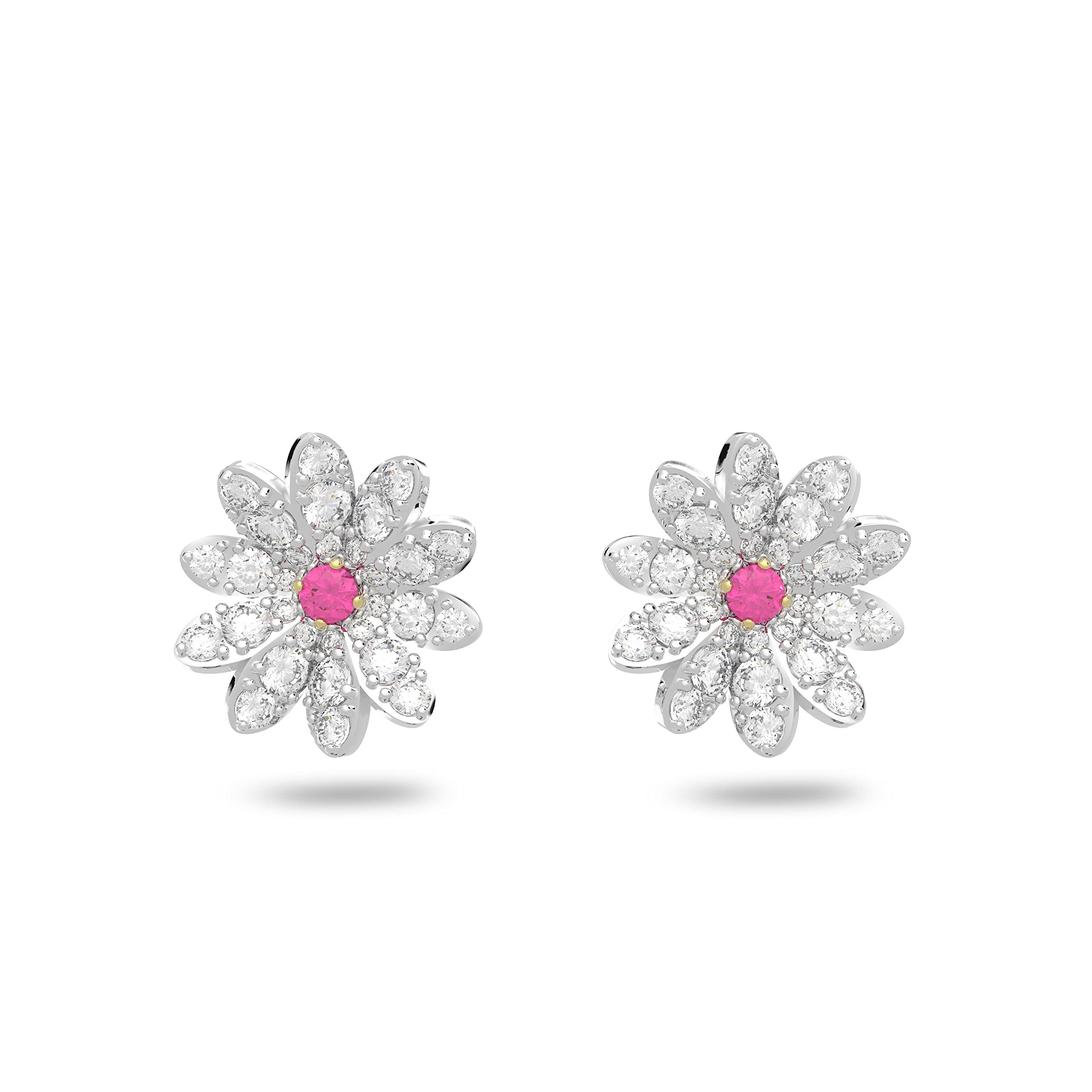Swarovski Eternal Flower Jewelry Collection - Elegant Bangle Bracelets, Stud Earrings & Pendant Necklaces for Women | Perfect for Weddings, Anniversaries & Special Occasions