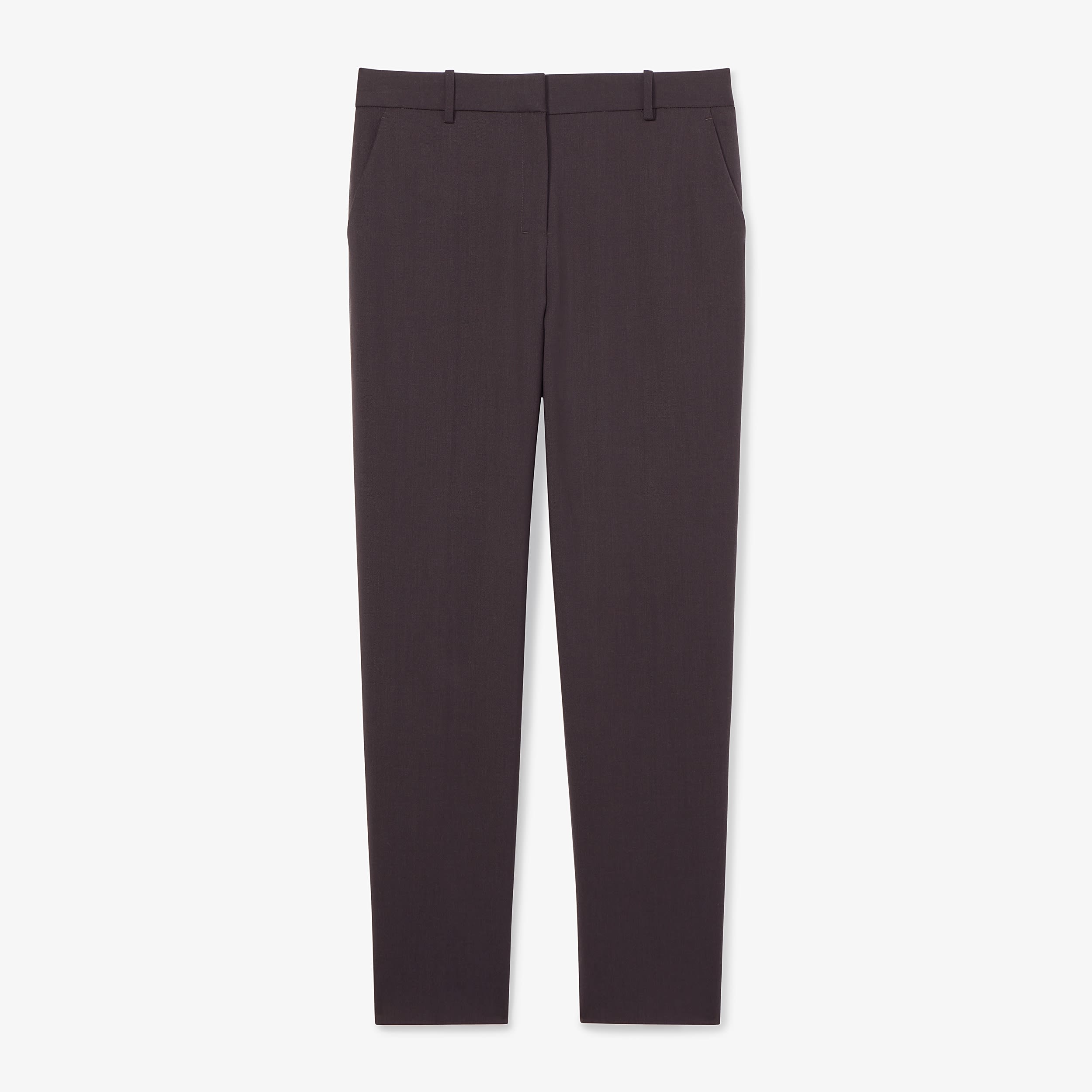 Mejia Washable Wool Twill Pants for Men - Comfortable Haze Gray Trousers for Office, Travel & Casual Wear