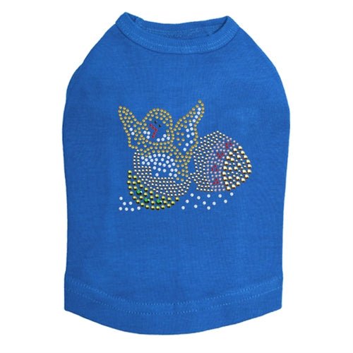 Easter Chick in Egg Rhinestone Dog Tank Top - Cute Pet Costume for Easter, Many Colors - Perfect for Easter Parties & Pet Photo Shoots