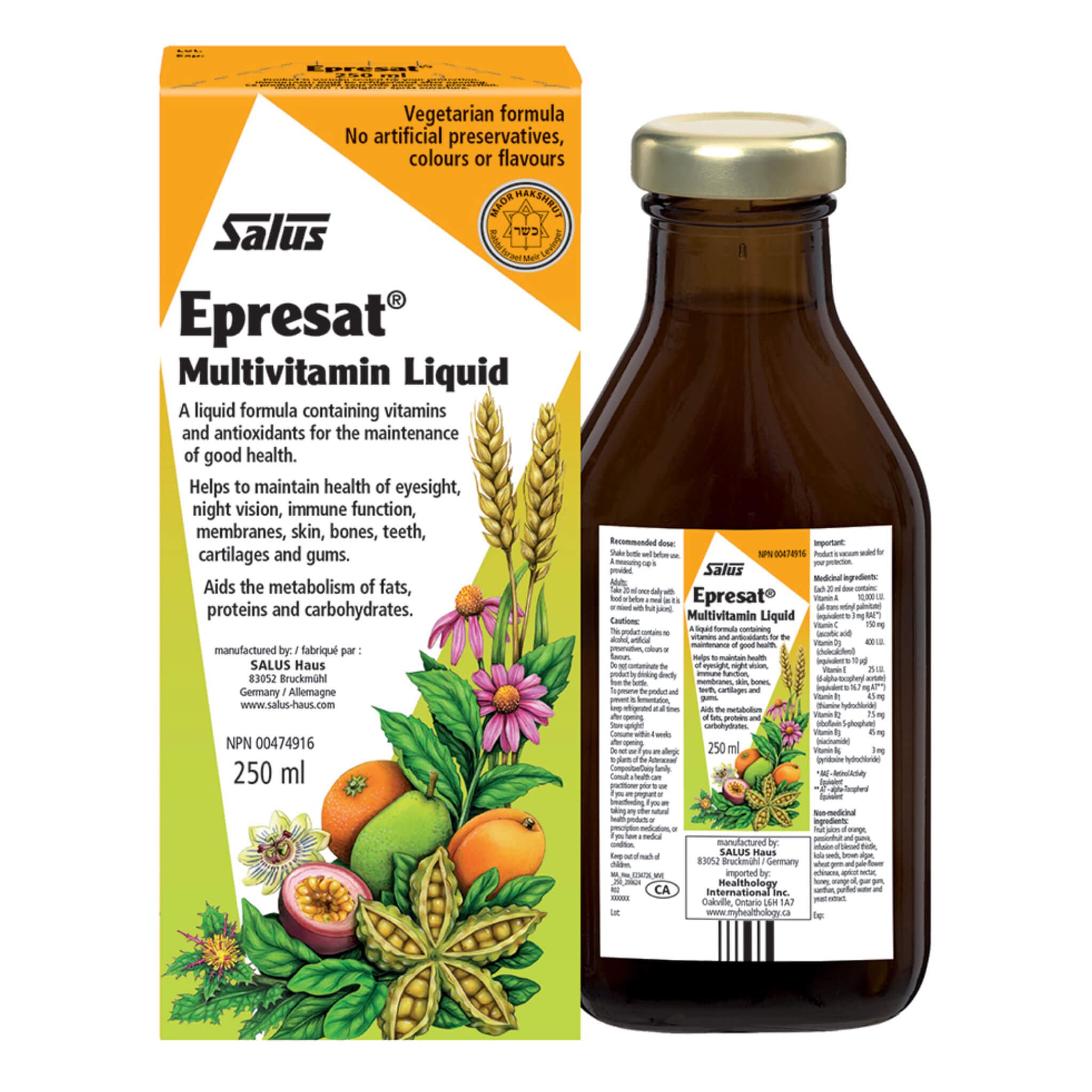 Epresat Herbal Multivitamin Supplement - Natural Immune Support & Daily Wellness Boost - Perfect for Busy Professionals & Active Lifestyles