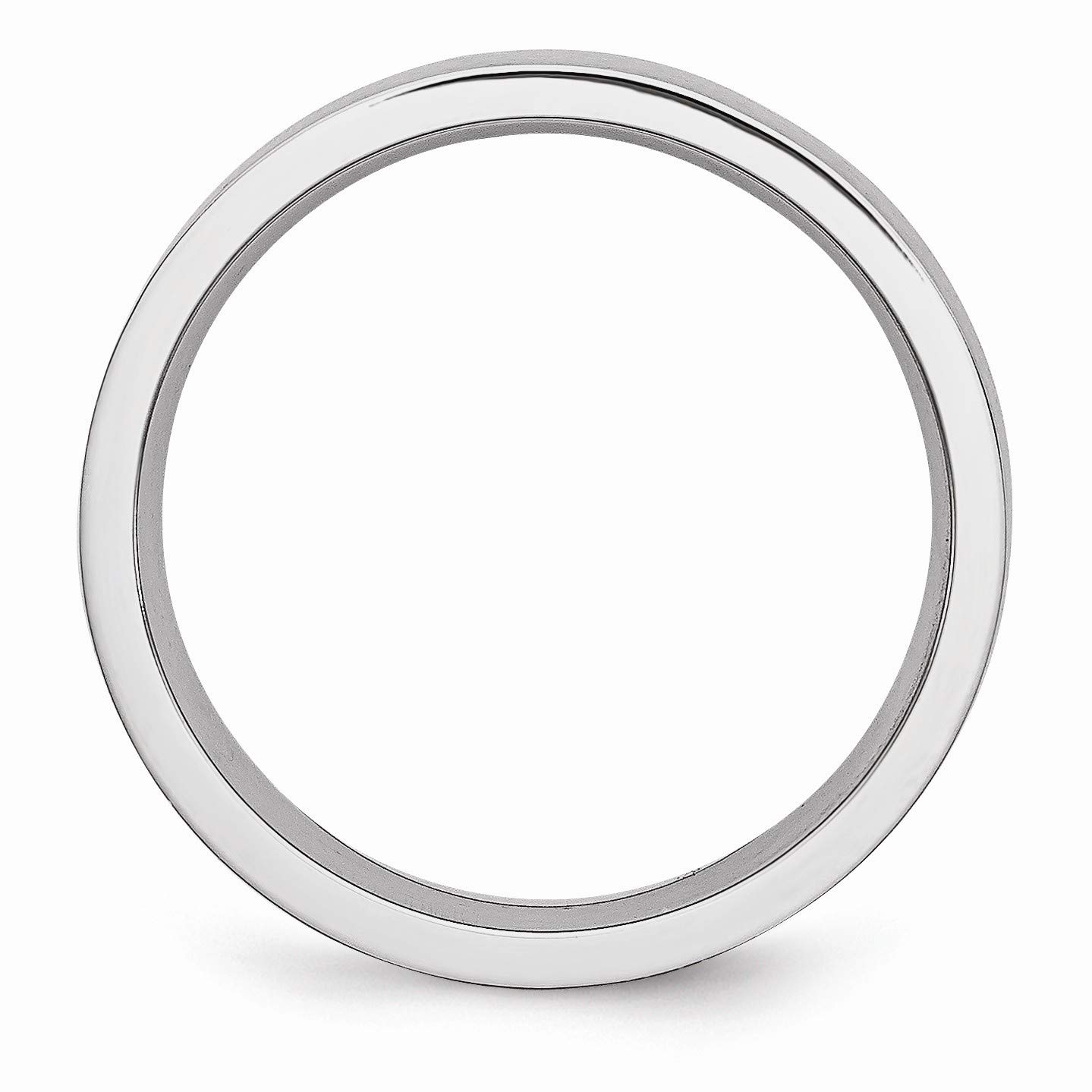 6mm Cobalt Satin Comfort Wedding Band - Perfect for Men's Engagement & Anniversary Rings