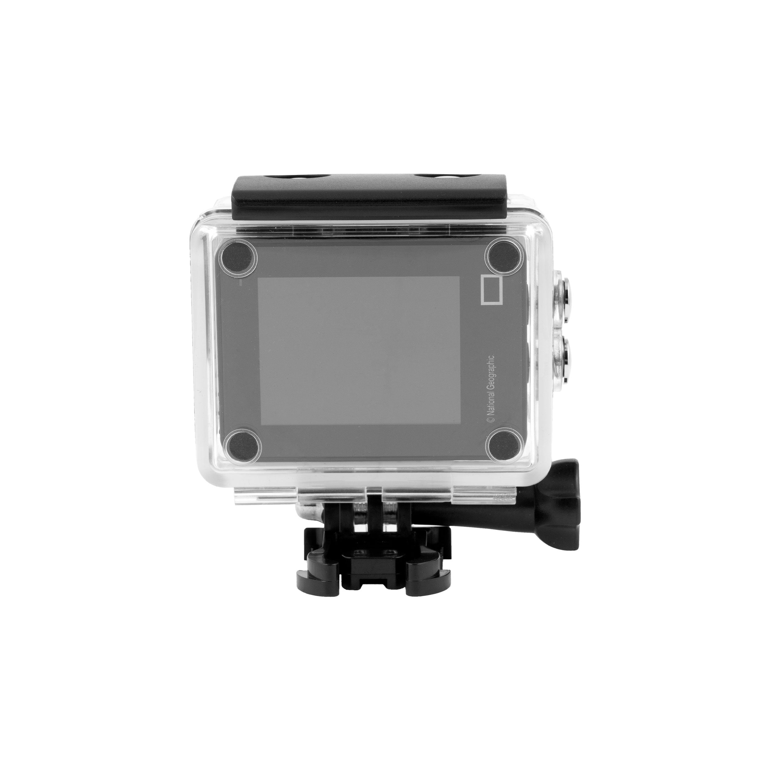 National Geographic 4K Ultra HD Waterproof Action Camera with WiFi - Perfect for Outdoor Adventures, Surfing, Hiking & Vlogging