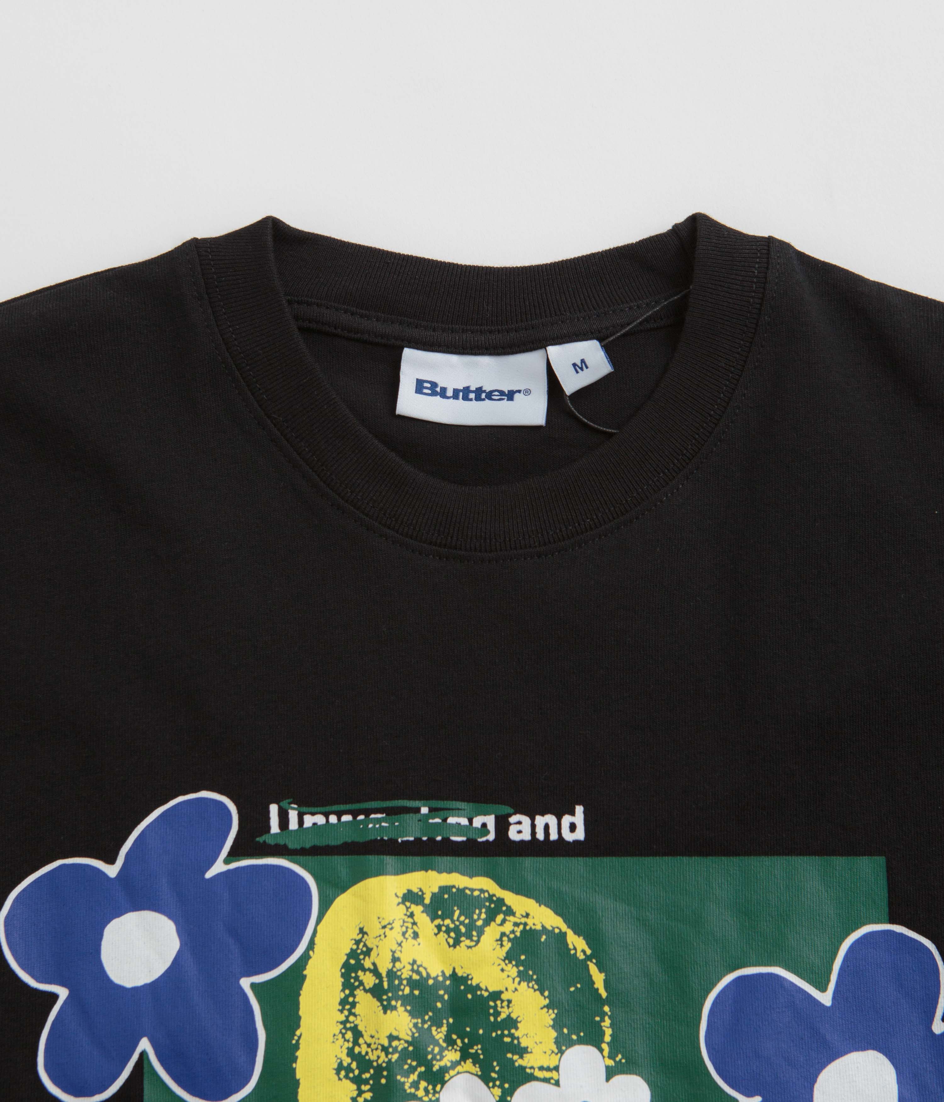 Butter Goods Dazed Graphic T-Shirt for Men - Soft Cotton Black Tee - Streetwear Fashion for Casual Wear & Everyday Outfits