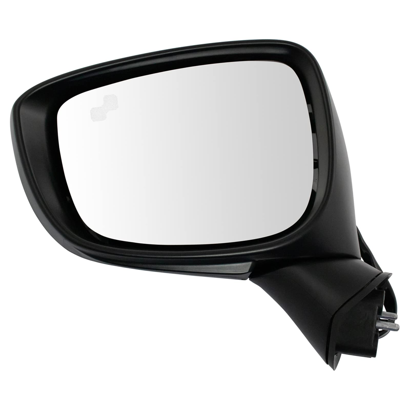TRQ Heated Side Mirror Set with Blind Spot Detection - Compatible with 2016-2021 Mazda CX-3 (Driver & Passenger Side) - MA1320217, MA1321217, MA1324113 - Perfect for Winter Driving & Enhanced Safety