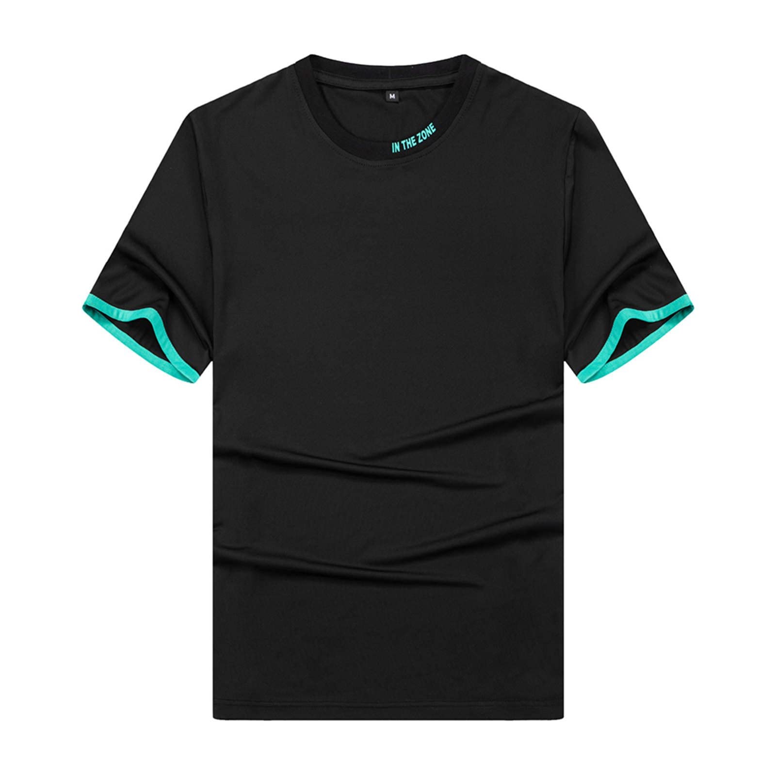 Light Blue Button Down Long Sleeve Collar Dress Shirt for Men | Stylish Casual Round Neck T-Shirt | Perfect for Summer Office Wear & Ice Outings