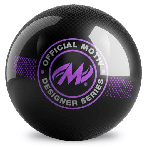 Motiv Jackal Pixel Bowling Ball - Black Purple Spare Ball for Strikes & Spares | Perfect for League Play & Tournament Bowling