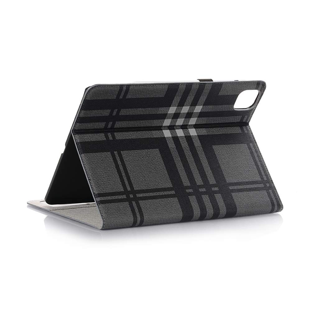 Luxury Folio Stand Case for iPad Pro 12.9 (2022/2021/2020/2018) - 6th/5th/4th/3rd Gen Protective Cover with Pencil Holder & Auto Sleep/Wake - Perfect for Work, Travel & Home Office (Grey)