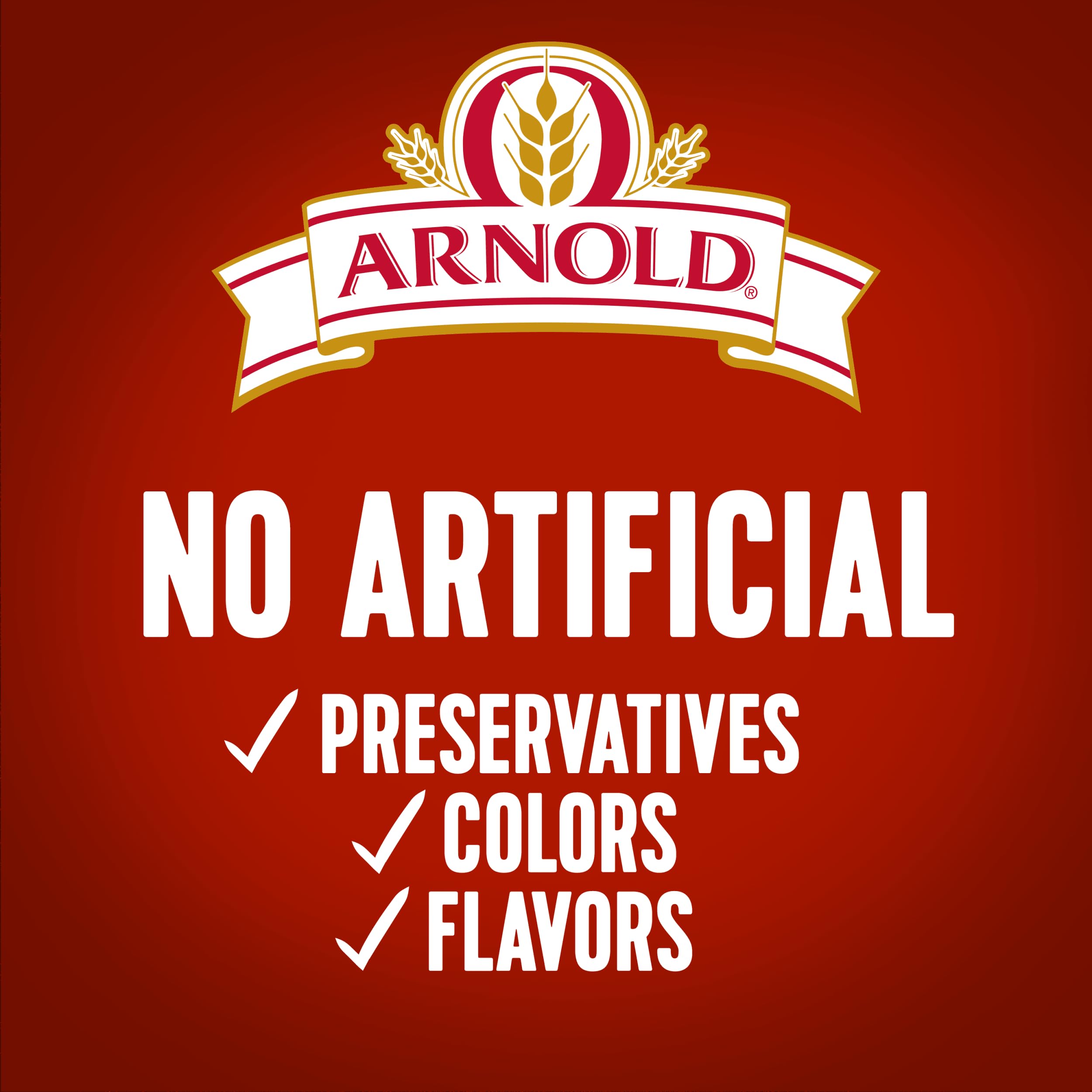 Arnold Whole Grains 100% Whole Wheat Bread - 24 oz Bag | Healthy Sandwich Bread for School Lunches & Family Breakfasts