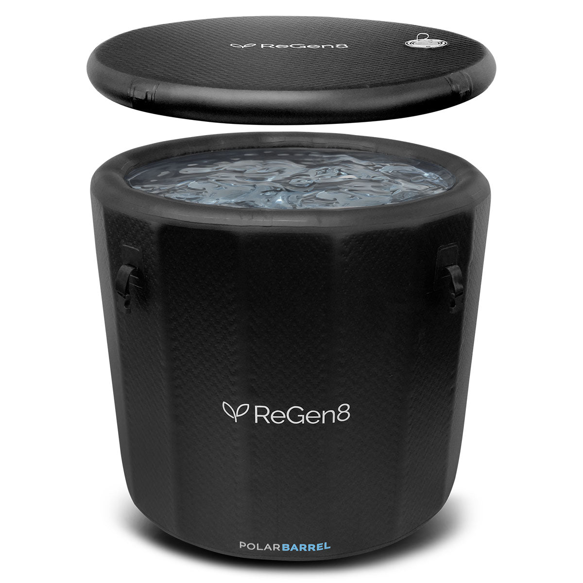 Regen8 PolarBarrel Cold Plunge Ice Bath Tub for Recovery - Portable Cold Water Therapy for Athletes, Muscle Pain Relief & Cryotherapy at Home or Gym