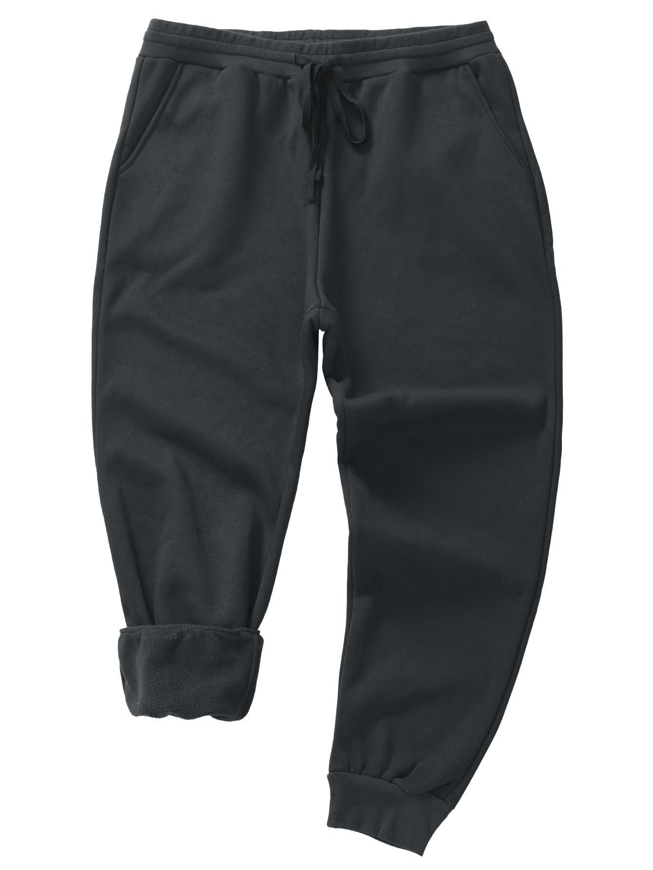Weintee Women's Plus Size Fleece Lined Sweatpants - Winter Warm Soft Joggers for Petite & Curvy Women - Perfect for Lounging, Yoga & Cold Weather Comfort