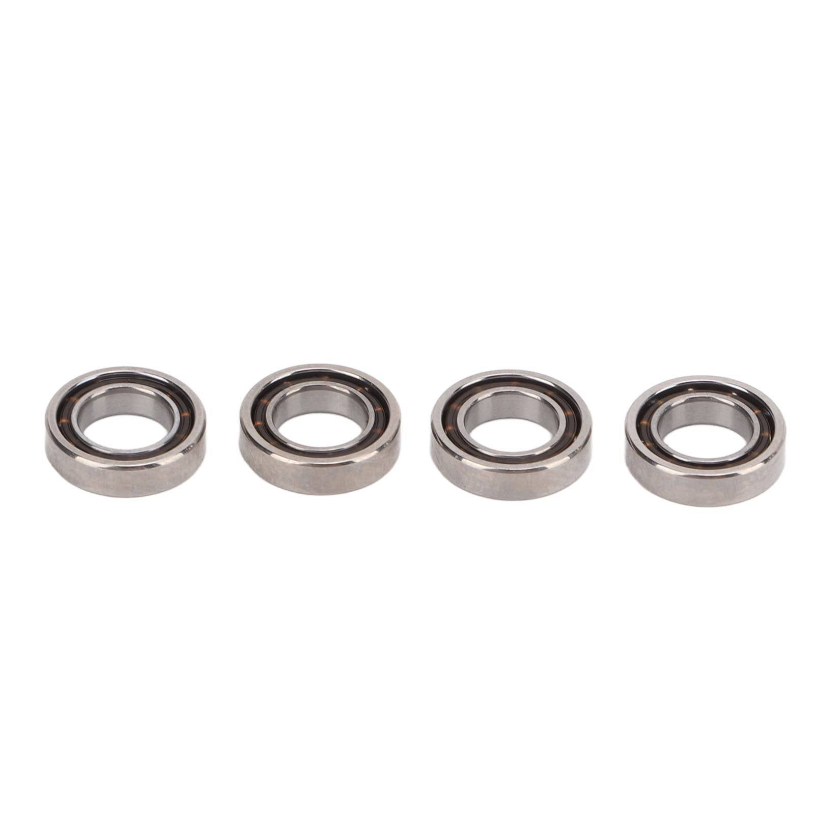 Stainless Steel RC Car Bearings - Easy to Install Ball Bearings for Remote Control Cars (114 Silver) | Durable Replacement Parts for RC Trucks, Buggies & Drift Cars