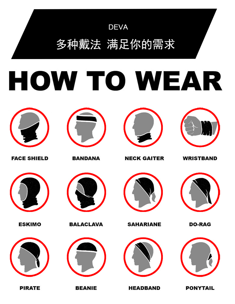 3/6 Pack Men's Neck Warmer Gaiter - Breathable Face Bandana & Headband Mask for Outdoor Sports (Hiking, Cycling, Running) - S251