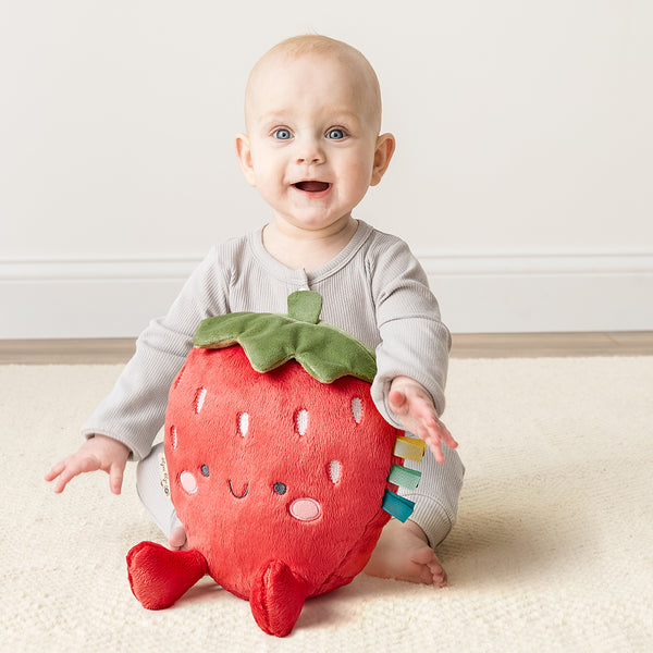Itzy Ritzy Sweetie Snuggle Plush Toy - Soft & Cuddly Baby Stuffed Animal for Newborns & Toddlers | Perfect for Nursery Decor, Baby Shower Gifts & Comforting Playtime