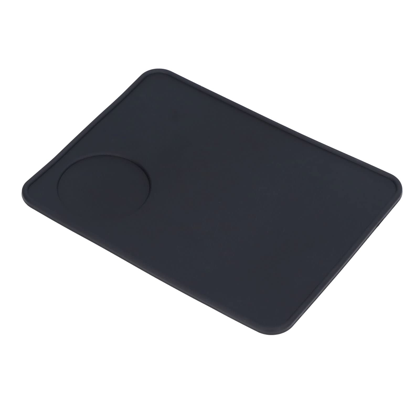 Premium Coffee Tamping Mat - Soft, Flexible & Non-Slip Silicone Barista Mat for Espresso Machines - Food Grade, Odorless Black Workstation Pad - Perfect for Home Baristas & Coffee Shops