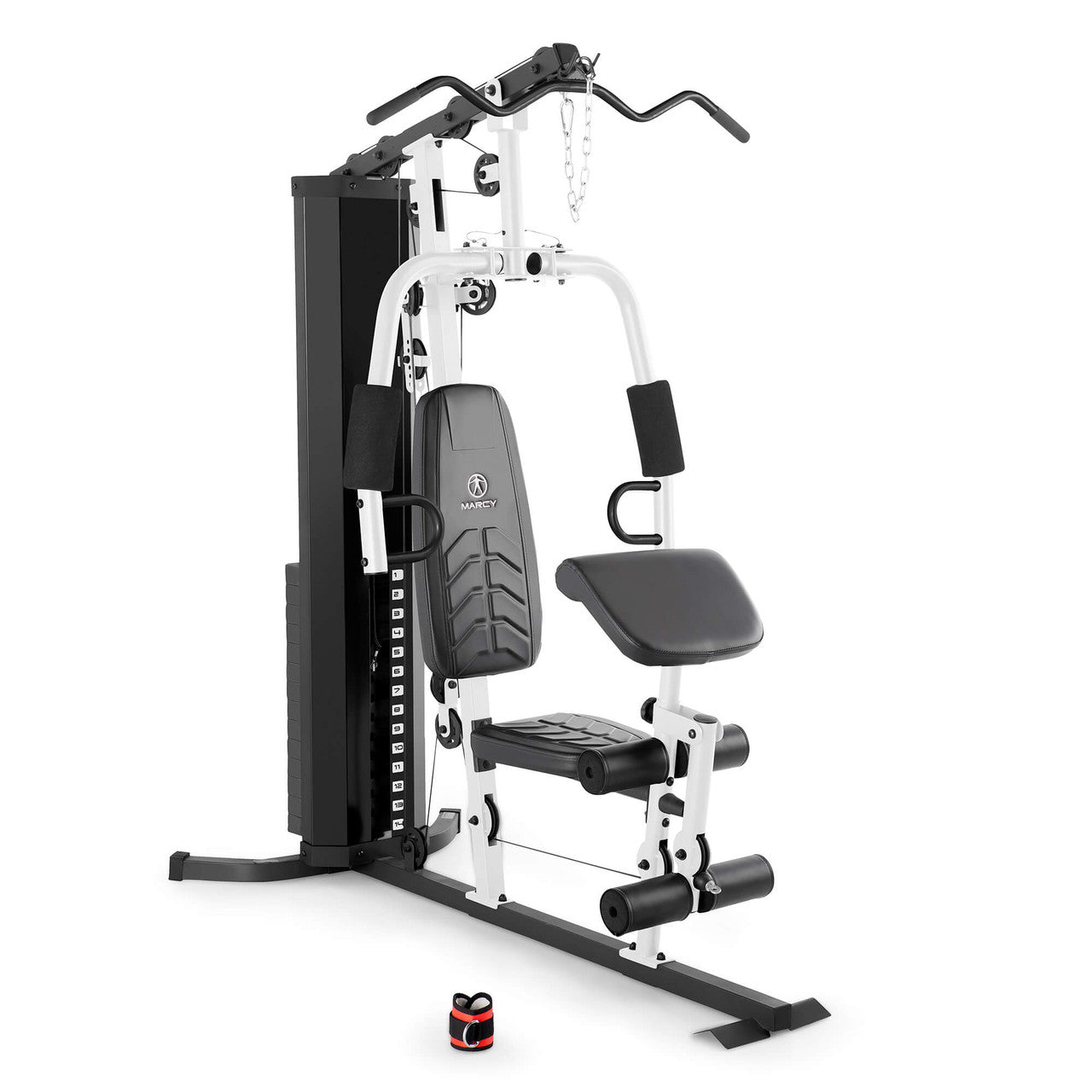 Marcy 150lbs Home Gym System MWM-8147 - Strength Training Equipment for Full Body Workout at Home | Perfect for Small Spaces & Home Fitness