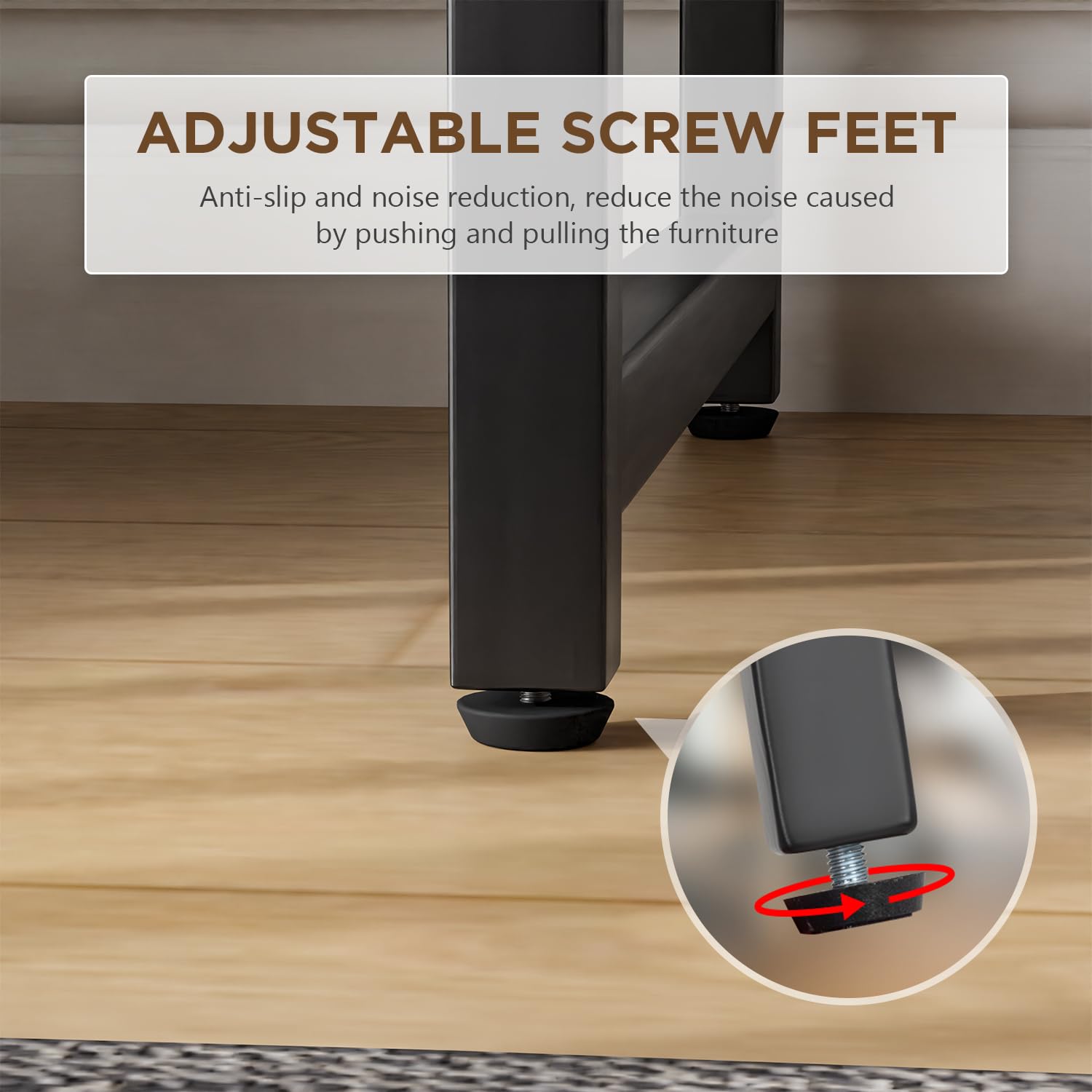 47 Inch Computer Gaming Desk - Modern Simple Style Wood & Metal Workstation for Home Office, Writing, Art & PC Use - Black (PayLessHere) | Perfect for Small Spaces, Online Classes & Remote Work