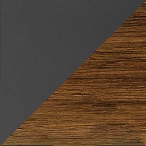 Matte Black Distressed Koa
