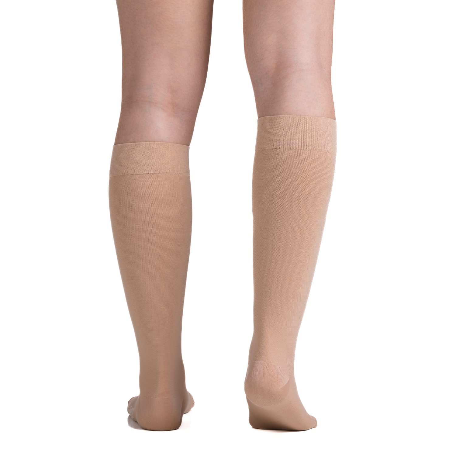 EvoNation 30-40 mmHg Graduated Compression Socks for Men & Women - Extra Firm Support for Running, Travel & Circulation - Medical Grade Knee High Compression Stockings