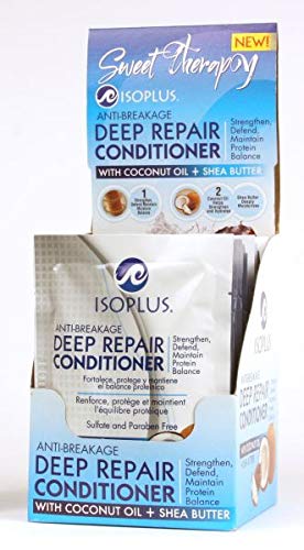 Isoplus Coconut Deep Conditioner 12 oz - Pack of 3 | Hydrating Hair Treatment for Dry & Damaged Hair | Salon-Quality Conditioning at Home | Perfect for Curly, Coily & Chemically Treated Hair Types