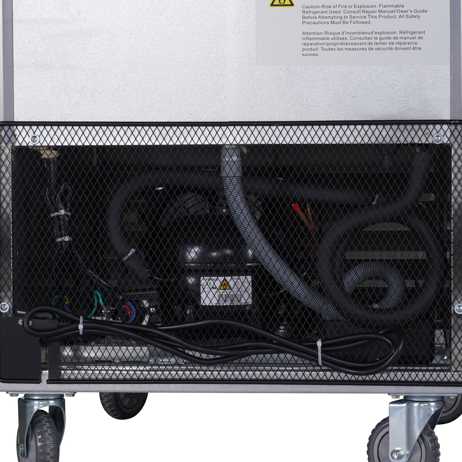 27'W Commercial Refrigerator Freezer - Stainless Steel Construction with Fan Cooling System - Ideal for Restaurants, Grocery Stores & Commercial Kitchens