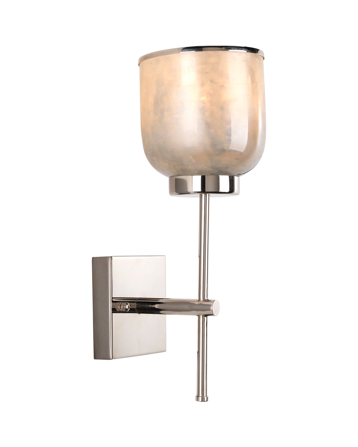 Vapor Single Sconce Wall Light - Modern LED Wall Sconce for Bedroom, Living Room & Hallway - Energy Efficient Indoor Lighting Fixture