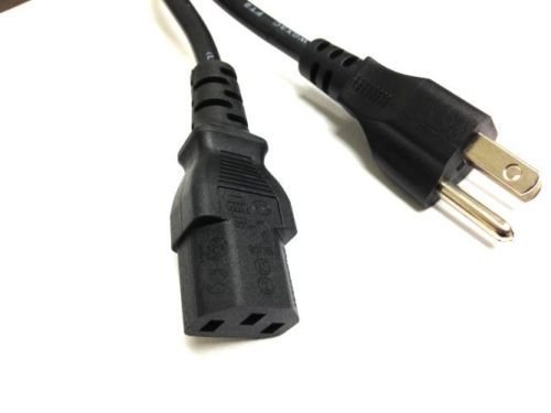 Original AC Power Cord Cable for HP PSC 1300 1311 1315 1350 1355 1410 1500 Printers - Flat Plug Design with Lead Wire - Perfect for Home Office & Small Business Printing Needs