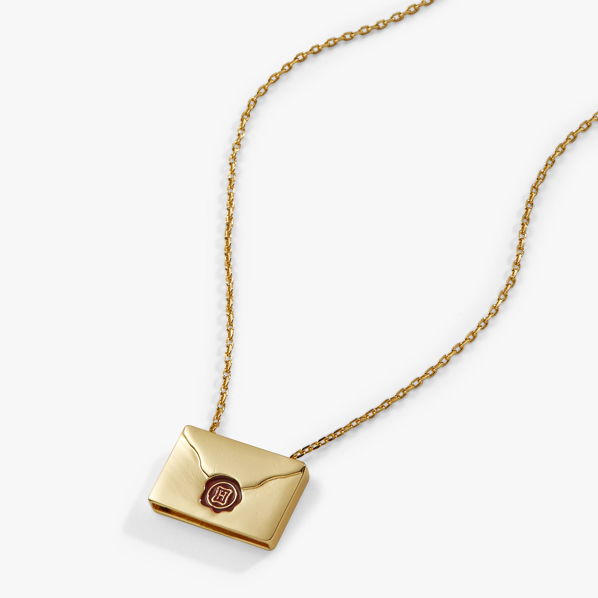 Harry Potter™ Acceptance Letter Necklace - Hogwarts Letter Replica Jewelry - Perfect for Cosplay, Halloween Costume & Wizarding World Gifts