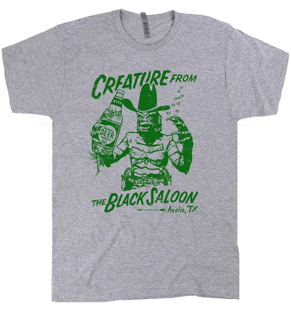 Vintage Creature from The Black Saloon T-Shirt | Famous Beer Dive Bar Graphic Tee for Men & Women | Perfect for Pub Crawls, Tavern Nights & Retro Style Outfits