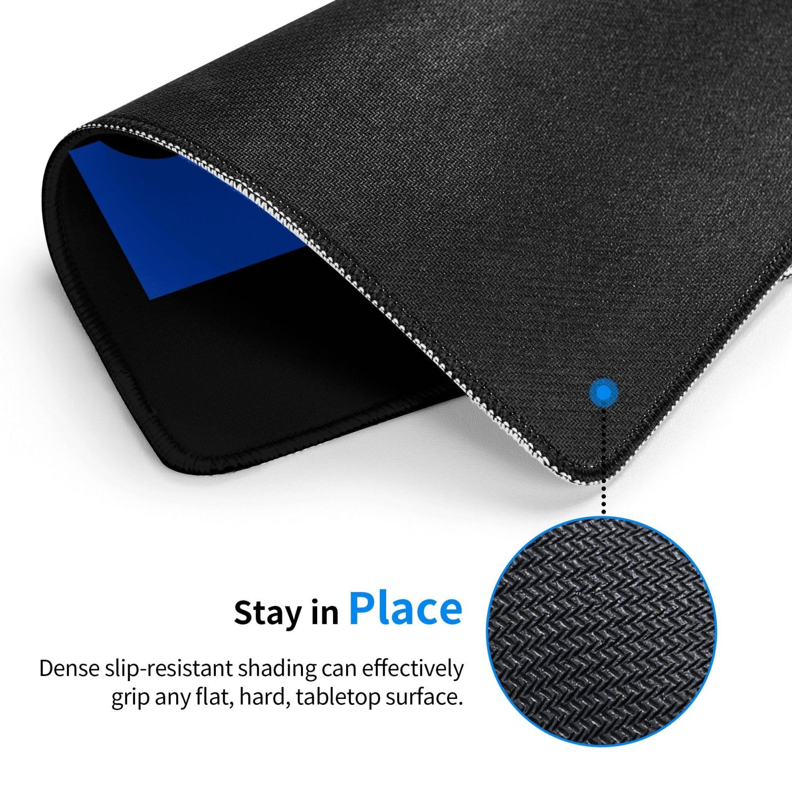 Hennepin County Minnesota Logo Mouse Pad - Waterproof Non-Slip Rubber Base, 10x12 Inch Office & Gaming Mousepad for Laptop & PC - Perfect for Work, Gaming & Home Office Use