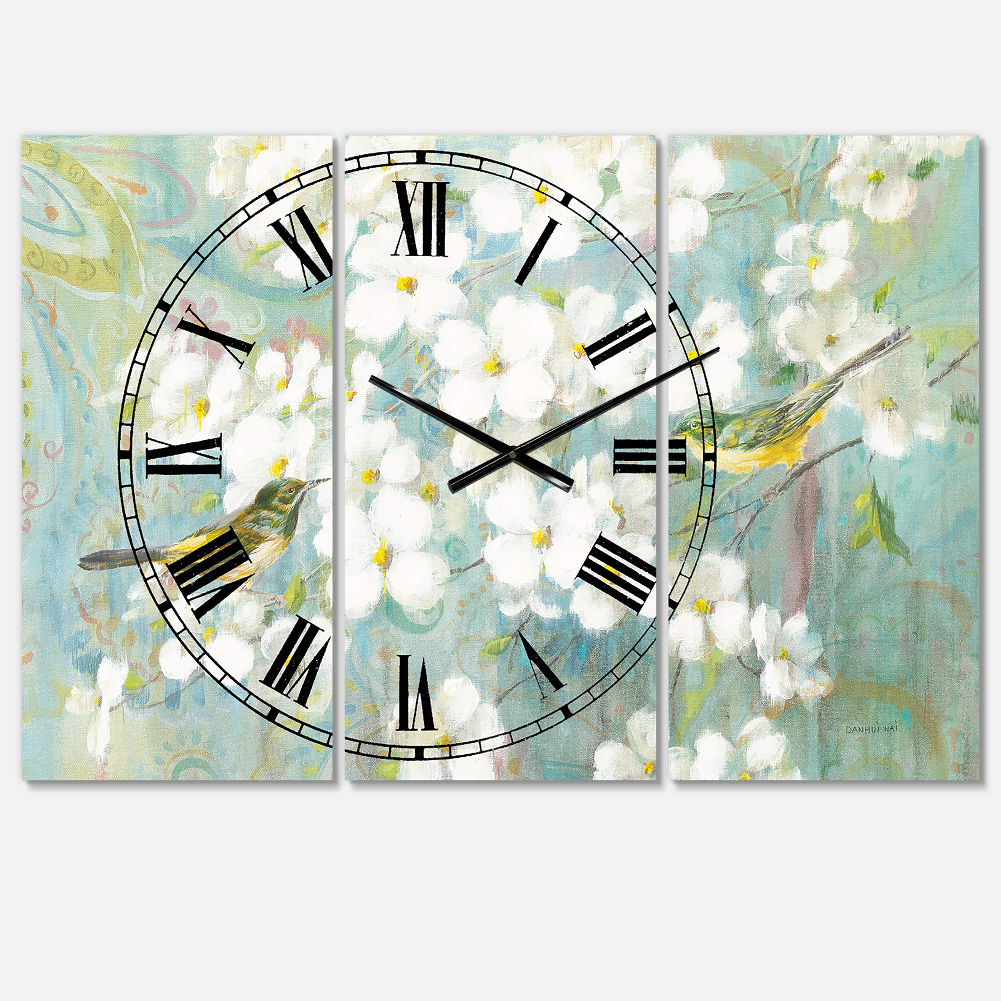 Designart Squad Goals Fashion Circle Wall Clock - Round Metal Wall Art for Home, Living Room, Bedroom & Office Decor | Perfect for Modern Interior Design & Gift Giving