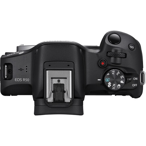 Canon EOS R50 Mirrorless Digital Camera Body Only (Black) - Perfect for Travel Photography, Vlogging & Content Creation