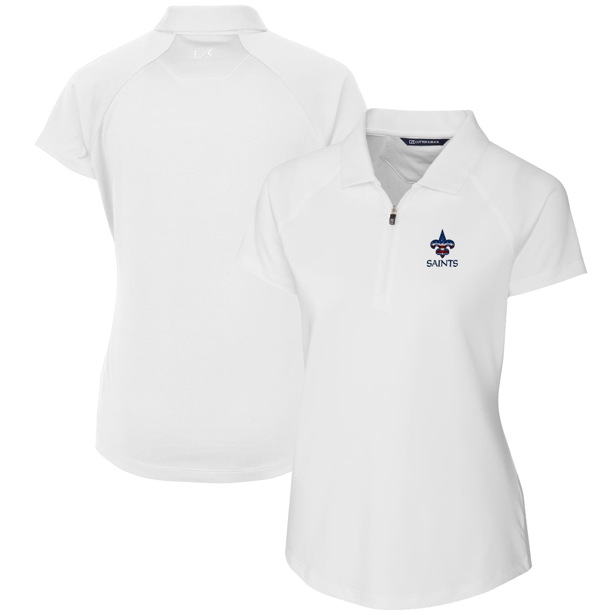 Cutter & Buck Women's NFL Forge Stretch Polo Shirt - Comfortable Performance Golf & Casual Wear for Ladies - Perfect for Game Day, Office & Outdoor Activities