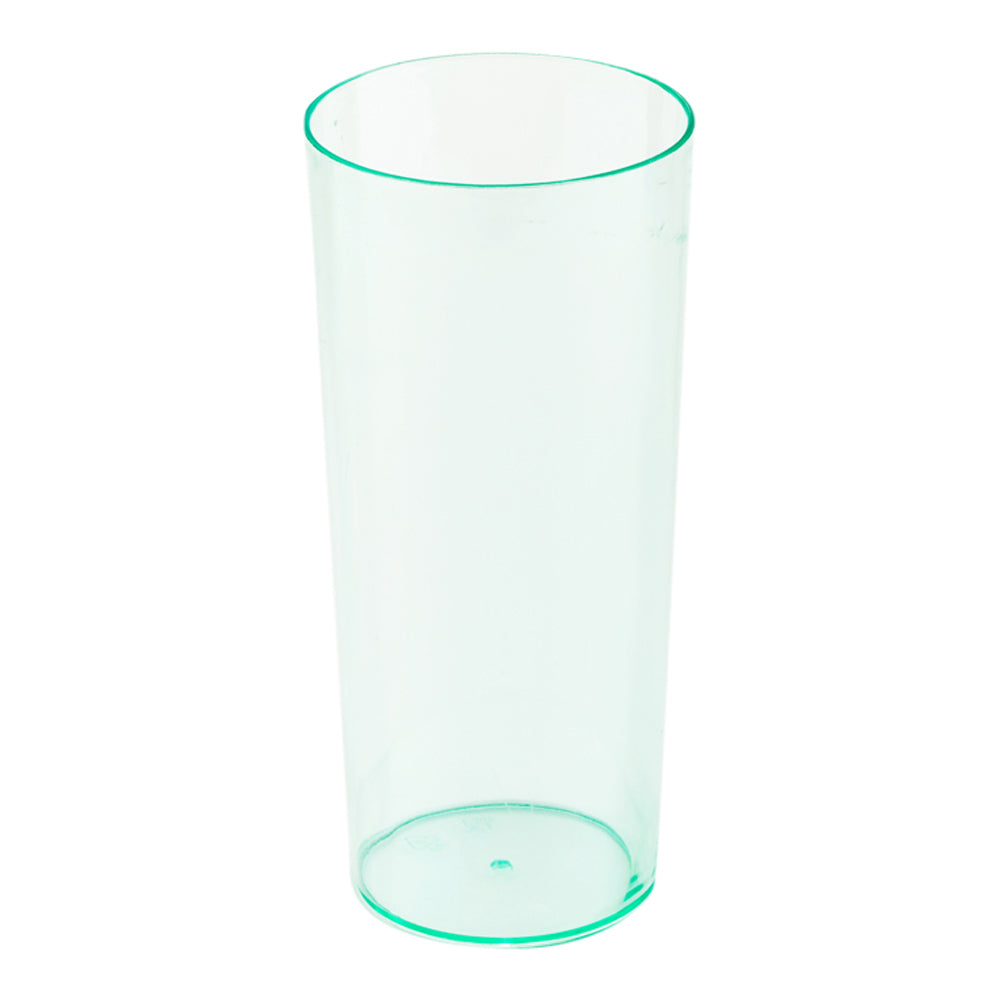 5 oz Round Seagreen Plastic Cannello Cocktail Glasses - 1 3/4