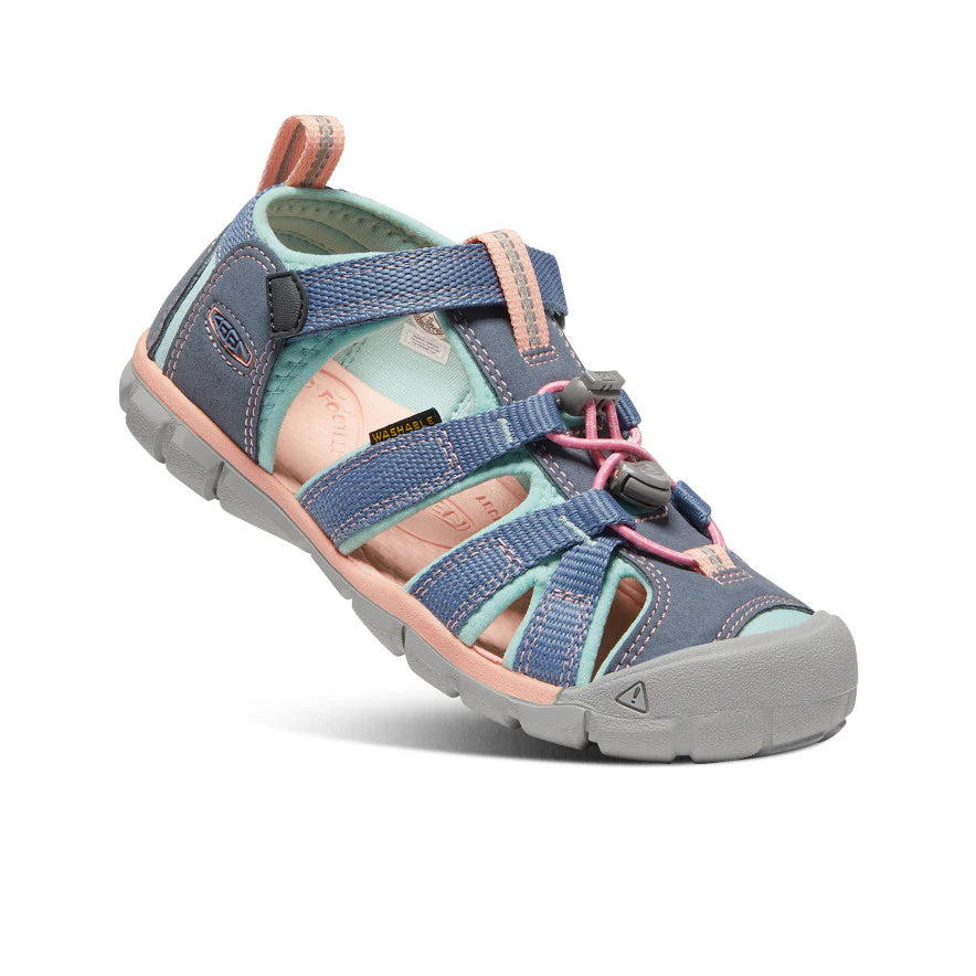 Youth Seacamp II CNX Flint Stone/Ocean Wave - Durable Kids Water Shoes for Beach, Pool & Outdoor Activities
