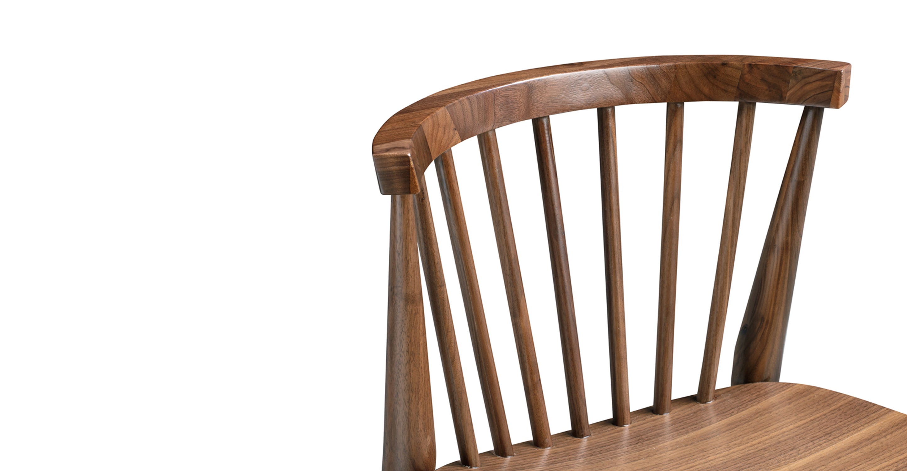 Ligna Wooden Counter Stool - 24 Inch Bar Height Stool with Backrest, Modern Kitchen Island Stool for Dining & Breakfast Nook - Perfect for Home, Cafe, and Restaurant Use