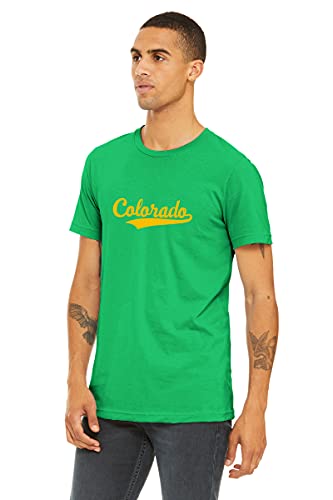 Kelly Green Shirt Gold Colorado