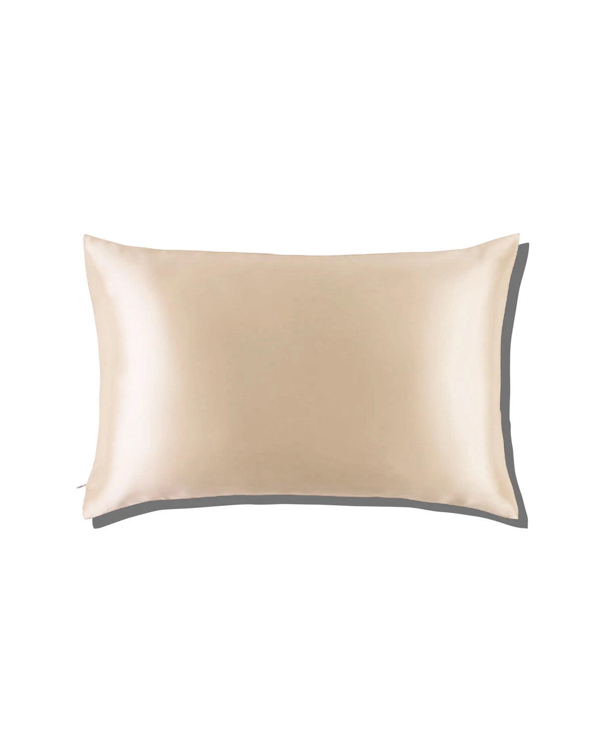 19 Momme Zippered Silk Pillowcase for Hair & Skin Care - Luxury Single Sided Silk Pillow Cover for Women & Men, Perfect for Beauty Sleep, Travel & Home Use
