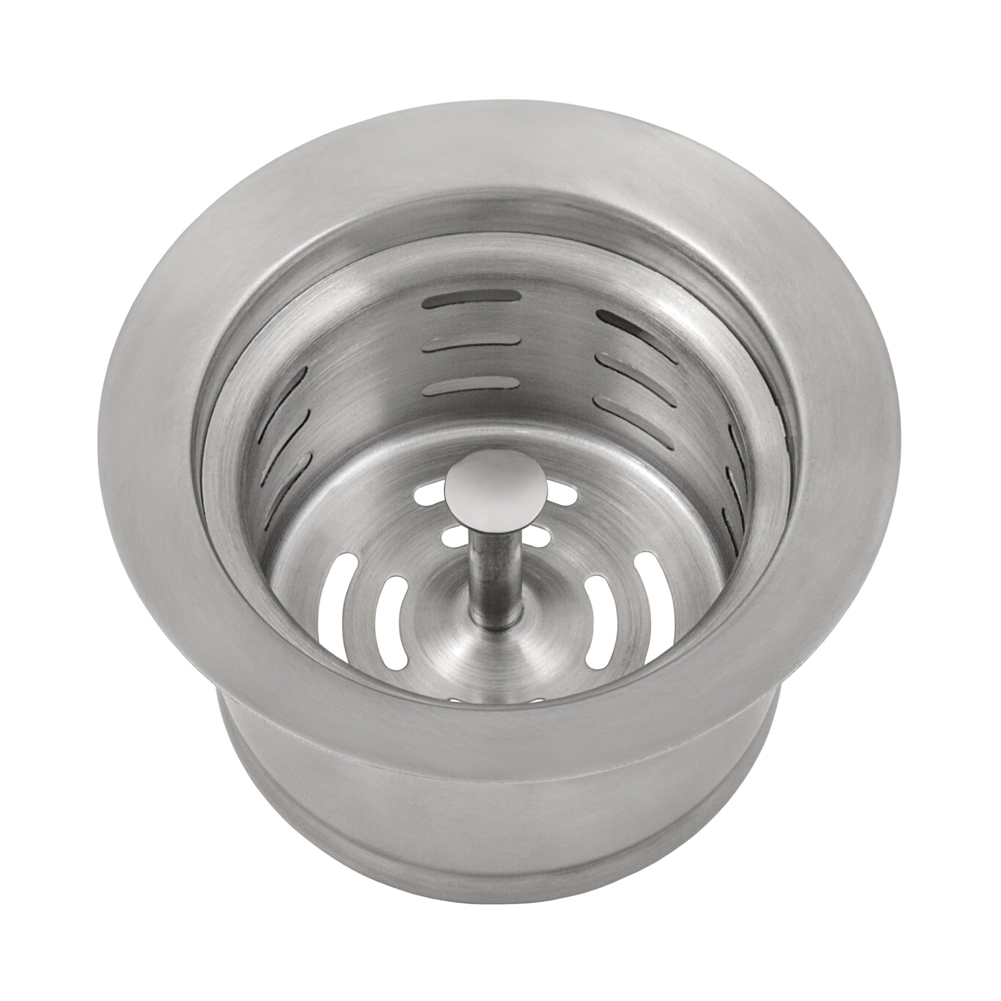 Stainless Steel Extended Garbage Disposal Flange with Deep Basket Strainer for Kitchen Sinks - Perfect for Food Waste Disposal & Easy Cleaning
