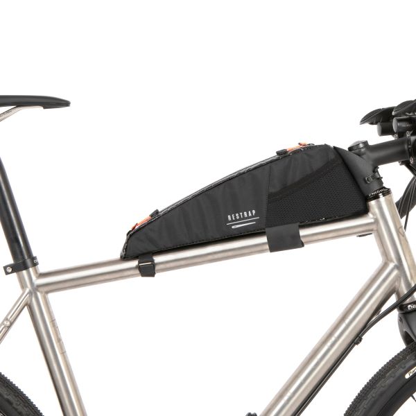 Restrap Race Top Tube Bag - Lightweight & Waterproof Bike Storage for Road & Mountain Biking - Perfect for Phone, Keys & Snacks on Cycling Adventures