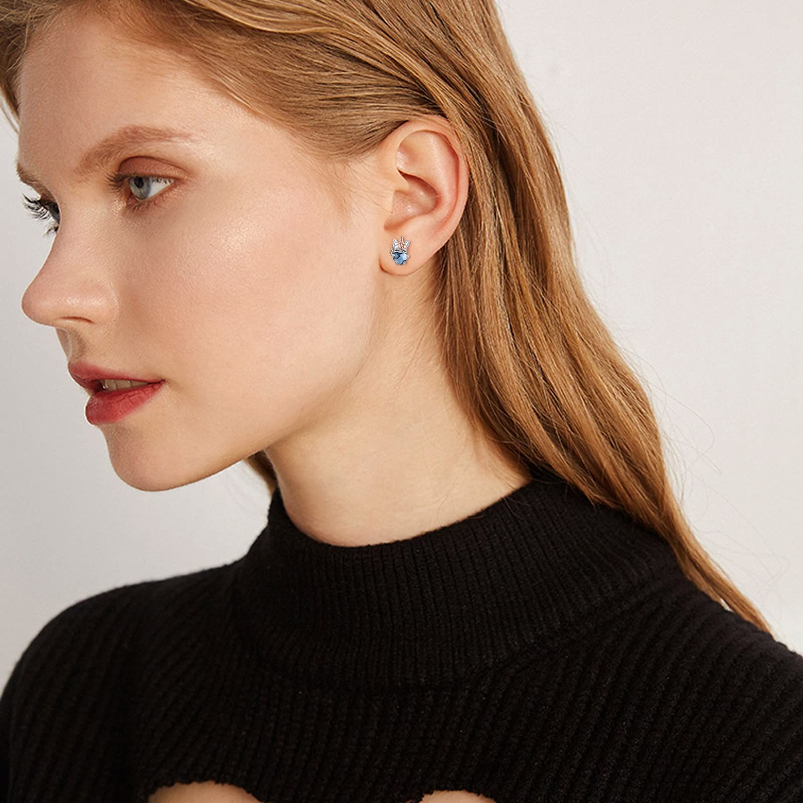 Hypoallergenic 925 Sterling Silver Unicorn Stud Earrings for Girls & Women - Cute Animal Jewelry Gift for Daughter, Birthday Party | Perfect for Everyday Wear, Special Occasions & Sensitive Skin