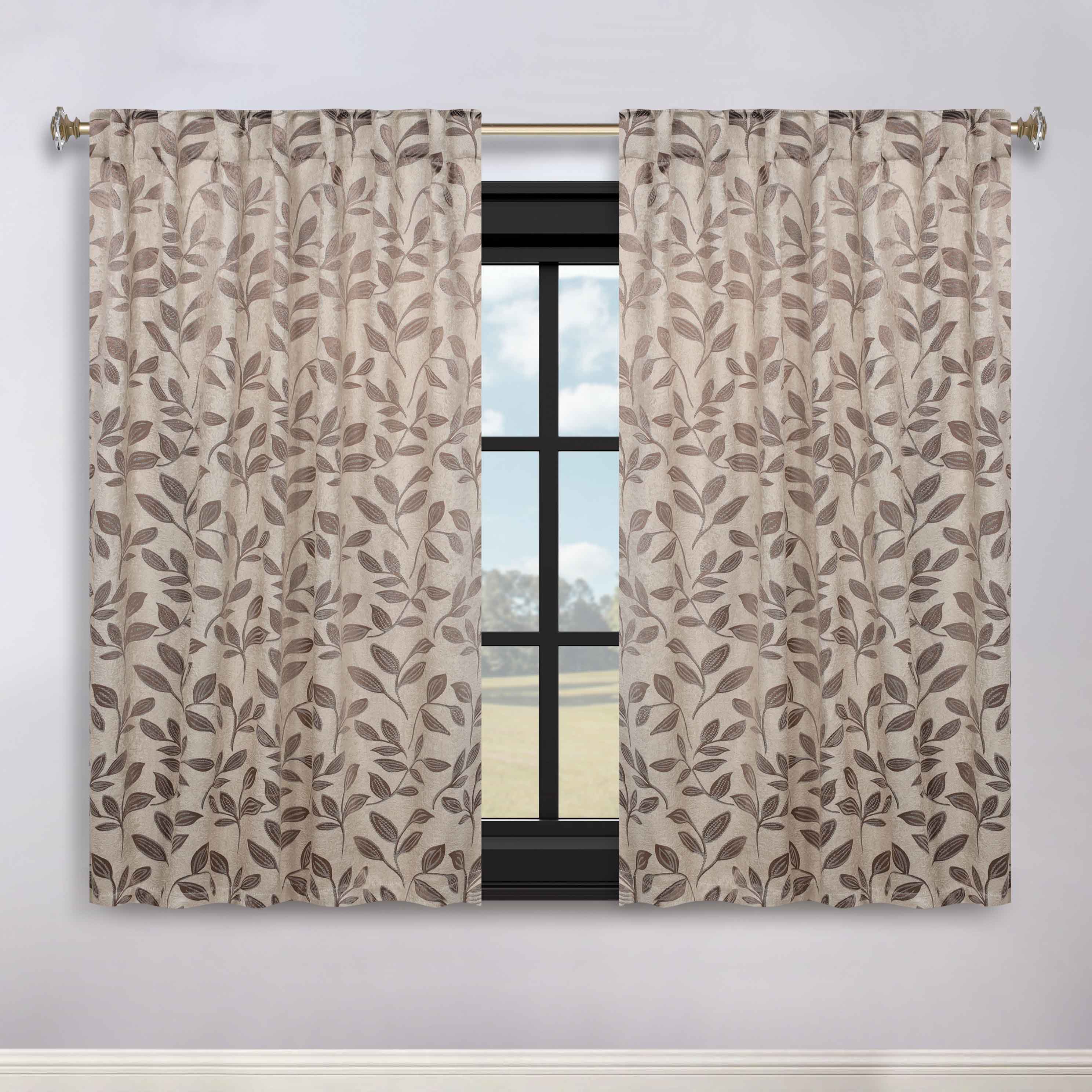Premium Blackout Curtains for Bedroom - Super Soft Thermal Insulated Room Darkening Drapes with Back Tab Design (Set of 2 Panels) - Perfect for Nursery, Home Theater & Shift Workers