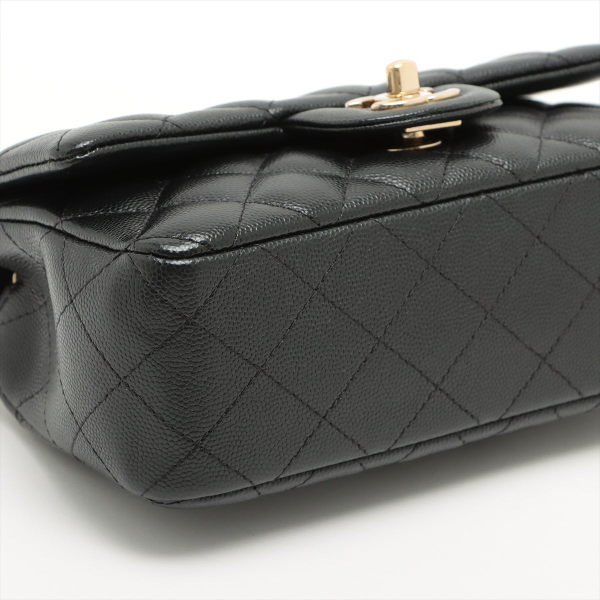 Chanel Mini Rectangular Black Caviar Leather Crossbody Bag - Luxury Designer Handbag for Women, Perfect for Parties, Date Nights & Everyday Use