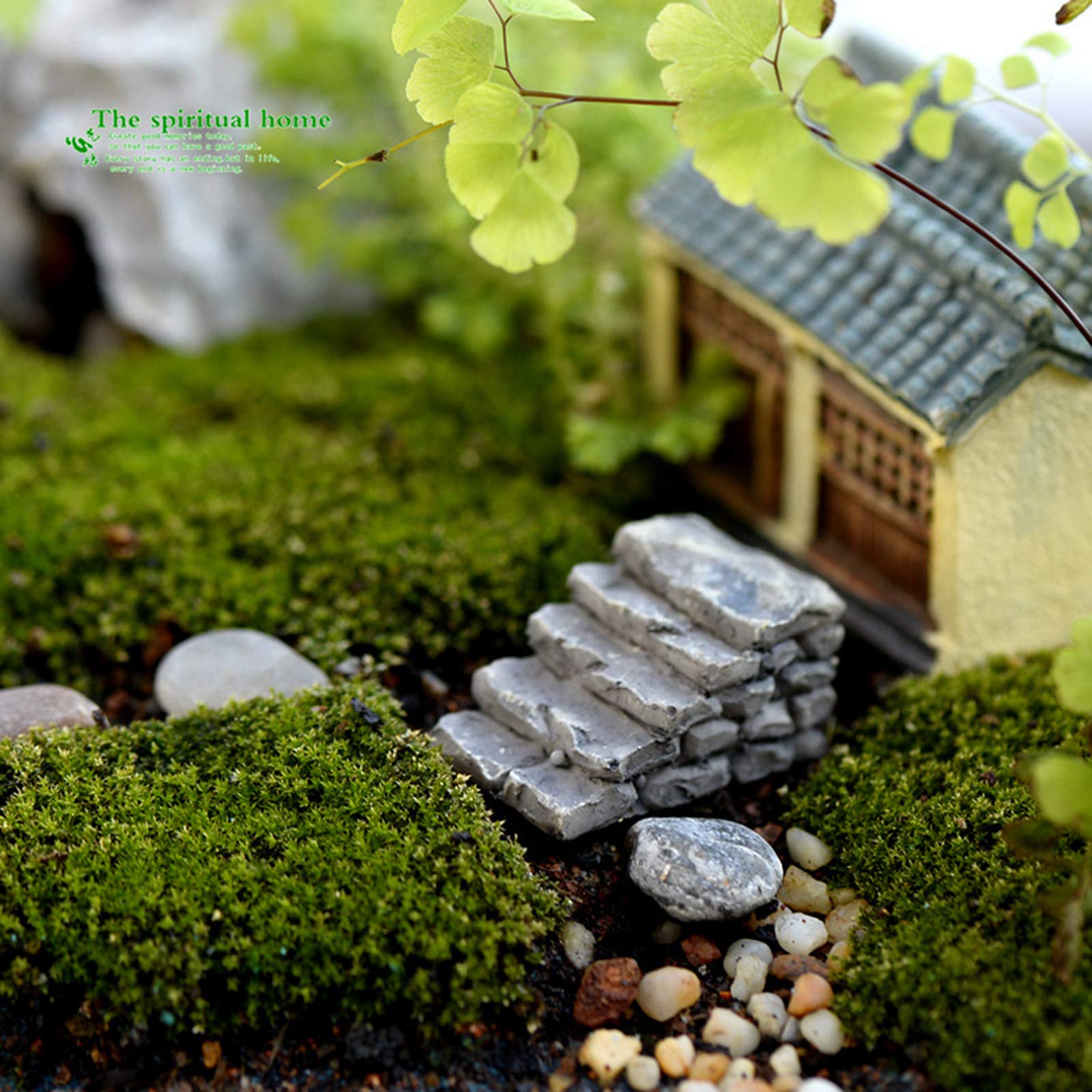 Miniature Fairy Garden Decorations - Handcrafted Garden Sculptures & Statues for Outdoor Zen Gardens, Patio, Yard & Fairy Tale Landscaping | Perfect for DIY Garden Projects & Home Décor