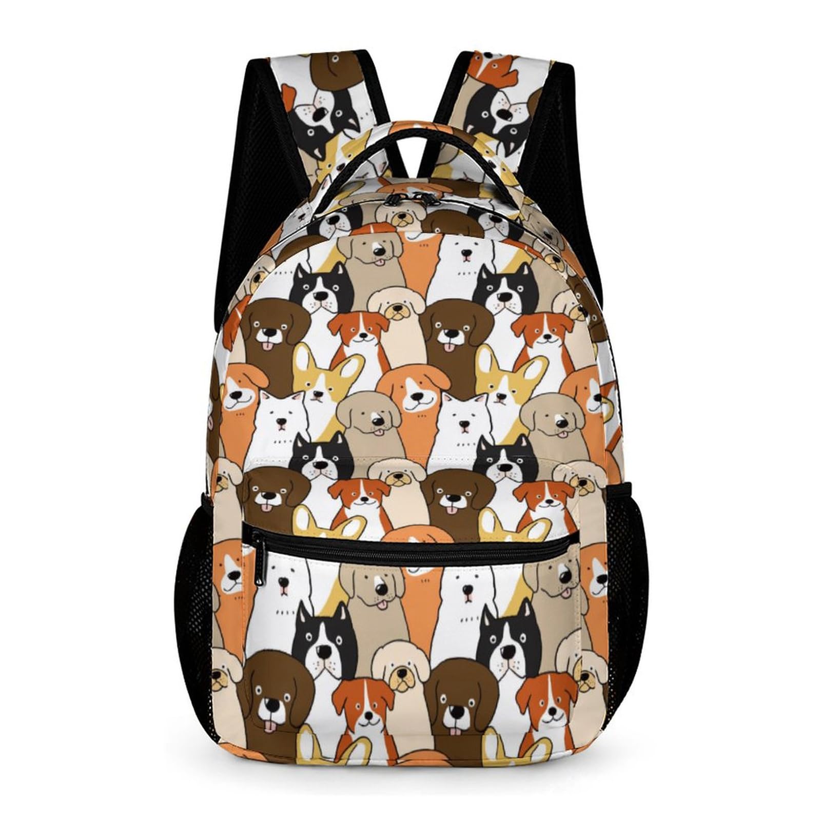 **KOYI Cute Kids Backpack - Dog Print School Backpack for Boys & Girls, 16.5 Inch Puppy Backpack for Elementary Students, Travel & Laptop Bag - Perfect for School, Day Trips & Outdoor Adventures**
