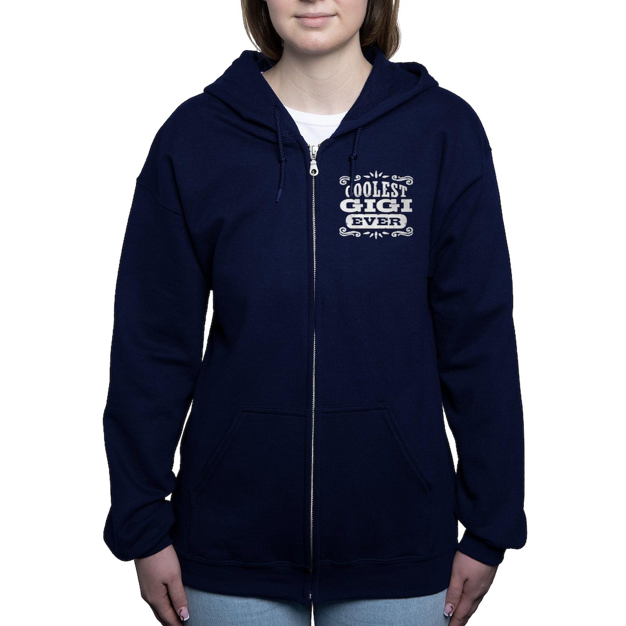 Coolest Gigi Ever Women's Zip Hoodie - Soft Fleece Zip-Up Sweatshirt for Women | Perfect for Casual Wear, Gym, and Outdoor Activities