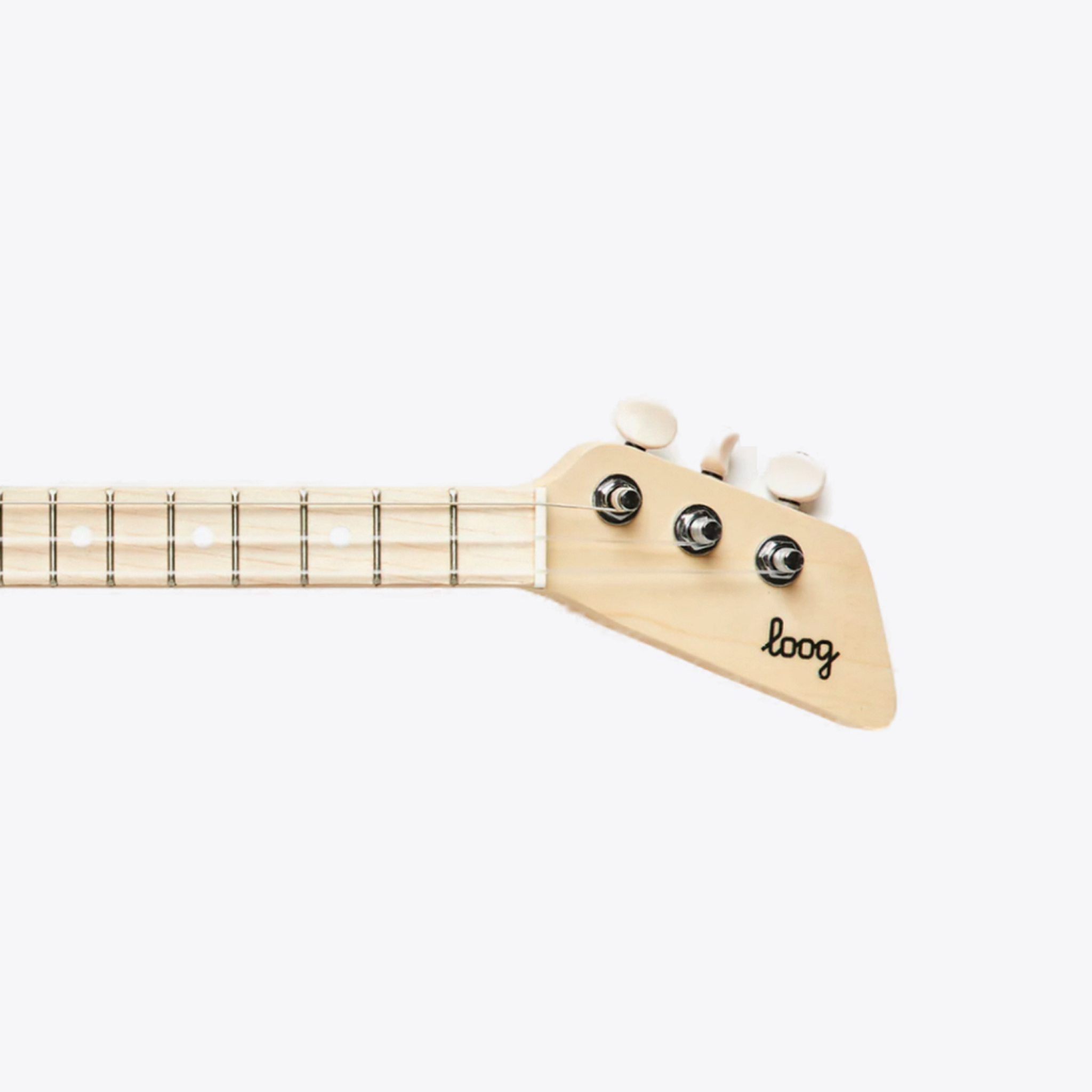 Loog Mini Acoustic Guitar for Kids | 3-String Beginner Guitar | Yellow Musical Instrument for Toddlers & Children | Perfect for Birthday Gifts, Music Lessons & Home Playtime