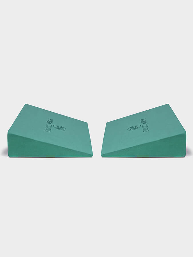 Premium EVA Foam Yoga Wedges - Non-Slip Yoga Props for Alignment & Support - Perfect for Home Workouts, Pilates & Yoga Studio Practice